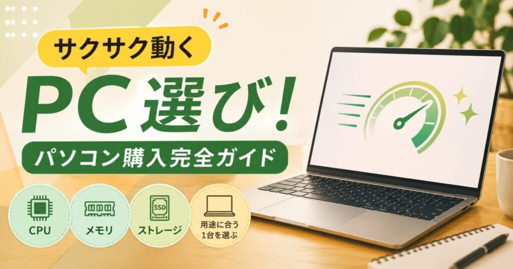 サクサク動くPC選び！ パソコン購入完全ガイド | コンピュータ・ラボ